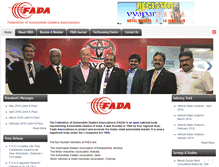 Tablet Screenshot of fadaindia.org